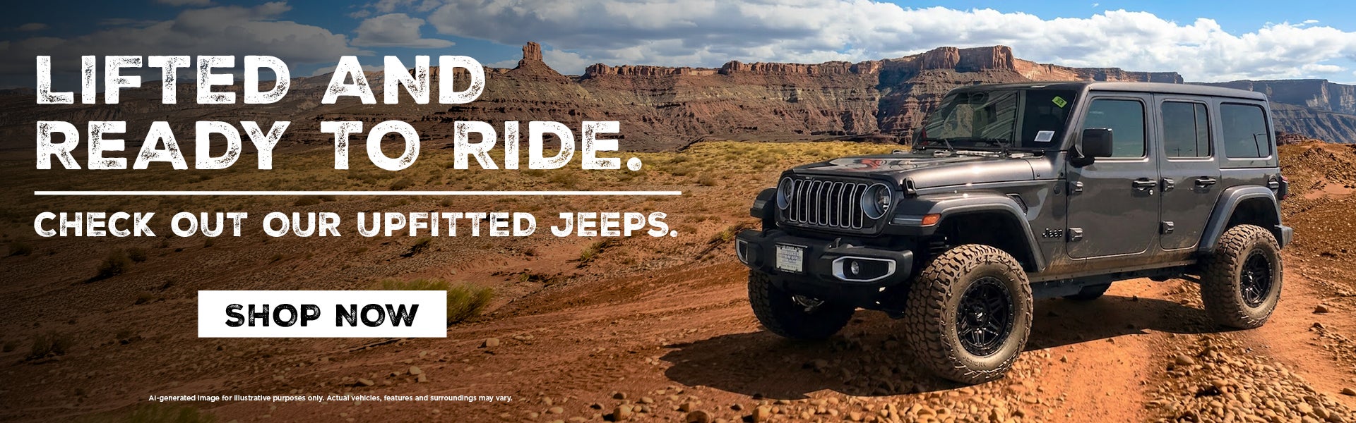 lifted and ready to ride
