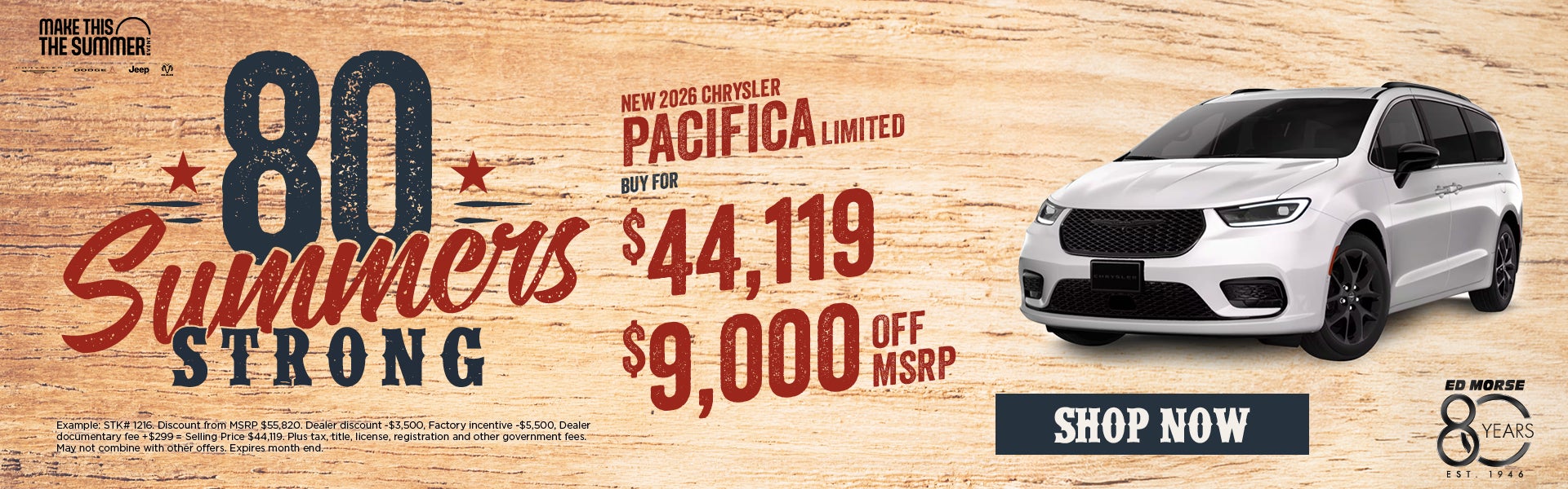 New 2026 Chrysler Pacifica LIMITED